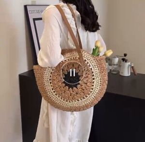 กระเป๋าชายหาด กระเป๋าสาน มี 6 สีให้เลือก กระเป๋าใบใหญ่ ใส่ของได้เยอะ เหมาะกับไปเที่ยวพักผ่อน (จัดส่งจากกทม.) B192