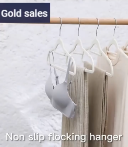 50Pcs High Quality Velvet Hangers Non-Slip Hangers Notched And Swivel Hooks (From Stock)