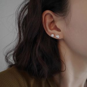 S925 Sterling Silver Needle Natural Baroque Pearl Earrings Womens Elegant Design  out Winter Collection Fashion Jewelry