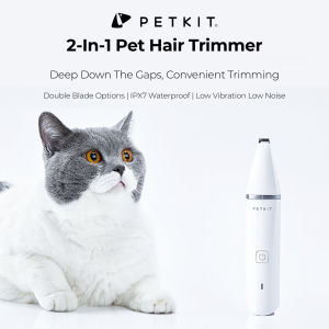 Xiaomi PETKIT 2 in 1 Electric Trimmer Pet Hair Clippers Cat Dog Pet Hair Trimmer Shaving Machine Shearing Clippers Hair Care