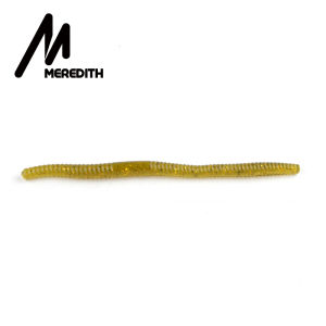 Meredith | MEREDITH Senko Worms 140mm 5.3g 10pcs Artificial Worm Baits Silicone Fishing Lures Crankbait Fish Attractant With Shrimp Oil