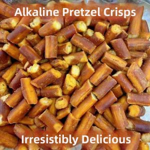 Non-Fried Alkaline Bread Crisps Sea Salt Caramel Sichuan Pepper Egg Yolk Flavor