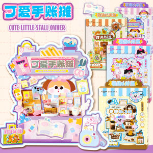 Mini DIY Handmade Coffee House Dollhouse Scene Model Kit for Children Adult Assembly Toy from China Food Themed Static Model