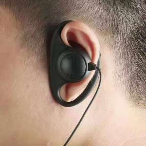 1.2M Universal Earphone Unilateral Interpreter Headset Wired Conference Simultaneous Interpretation Headset Guide 3.5 Translation Headset D-type Ear Hanging Ear Hanging Wired Headset