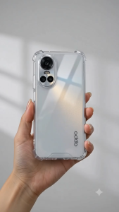 Ốp Lưng Cho Oppo A - Trong Suốt Chống Sốc Chất Liệu Silicon Dẻo