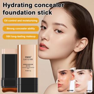Korean Double-Headed Foundation Stick Concealer Eraser Water Light Muscle Foundation Base Brightens Without Dullness Long-Lasting Without Makeup 双头粉底棒遮瑕橡皮擦