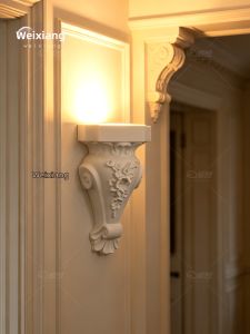 WEIXIANG | Retro European Floral Wall Lamp