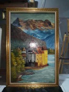 Seni Lukisan Kanvas Custome Motive/Tema