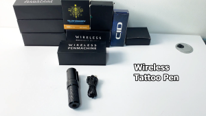 Wireless Tattoo Machine Pen Coreless Motor LED Display Lithium Battery Tattoo All-in-One Machine Body Art Tools