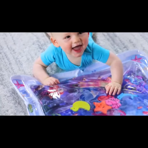 Creative Baby Inflatable Patted Pad Cushion Infant Toddler Water Play Mat for Children Education Developing Baby Toys Baby Infant Cartoon Pattern Water Play Pad Fun Activity Playmat Inflatable Water Playmat