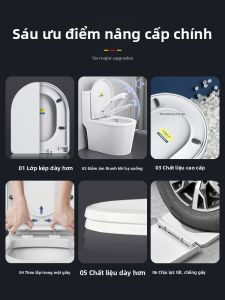 MONLEYTA | Màn đậy bồn cầu dày chống vỡ đa năng có thể điều chỉnh được cho nhà bếp và phòng tắm bằng nhựa PP có lớp hấp thụ sốc