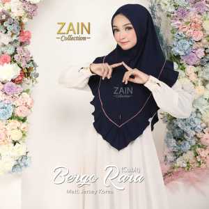 ZAIN ~ Hijab Bergo Rara / Bergo jersey premium hijab terbaru (Hijab Zain Collection)
