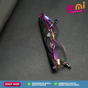 Kacamata Presbiopia Baca Super Plus Auto Fokus Blueray Pria / Wanita