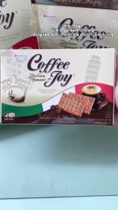BÁNH QUY VỊ CÀ PHÊ COFFEE JOY HỘP 156G (4 GÓI)
