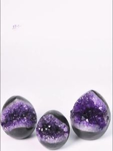 LINGFEI | Natural Amethyst Clusters Decorative Display