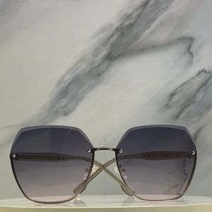 Berrybarton Kacamata Hitam Wanita Anti UV 400 Kacamata Anti Silau Segi Enam Metal Wanita 8194