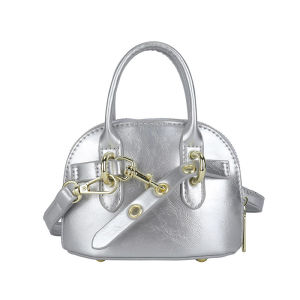 Leacat Korean style womens shoulder bag simple solid color hand-held shell bag daily commuting womens bag