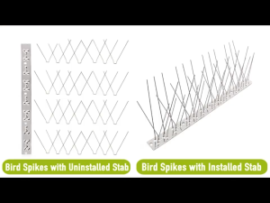หนามกันนก​ หนามไล่นก​ ​​[10PCS] กิ่งสแตนเลส​ ยาวเส้นละ 50 ซม ที่ดักนก กันนกพิราบ Bird Spikes กันนกเกาะ อุปกรณ์ไล่นกทำรัง ทนทาน ที่ดักนกพิราบ กันนกพิราบ หนามไล่นกพิราบ