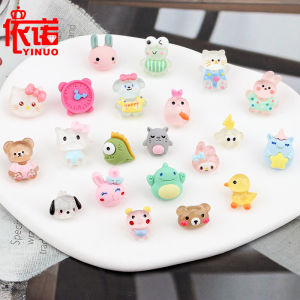 Cute Cartoon Button Children Baby Infant Small Open Cardigan Sweater Clothes round Animal Versatile Button Home Fabric Sewing