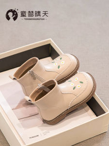 Giày Bốt Martin Trẻ Em Mùa Thu Đông Mới 2025 Giày Bốt Công Chúa Lót Lông Cừu Cho Bé Gái Giày Bốt Ngắn Cho Bé Trai Và Bé Gái