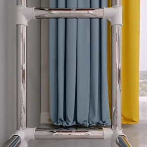 EL Oversized Fabric Wardrobe | Alloy Fabric Wardrobe | Reinforced PVC Joints Wardrobe | Lightweight Durable | Washable Cloth Cover | Easy to Assemble