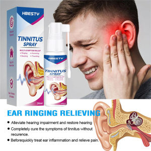 tinnitus deaf relief spray ubat telinga berdengung ear wax remover ubat telinga gatal ear cleaning relieving ringing