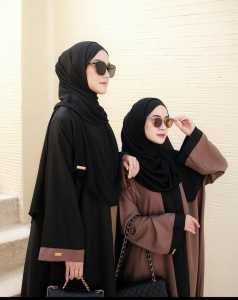 MARYAM ABAYA / ABAYA TURKI / GAMIS ABAYA /ABAYA BASIC /  ABAYA JATBLACK