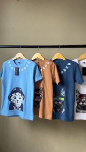 Kaos Anak Laki-Laki Perempuan Motif Terbaru Cat Series