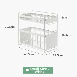 Under Sink Storage Rack Slidable And Extendable