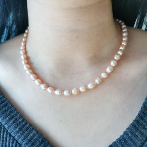 Kalung Pesta Full Mutiara Air Tawar Asli Bersertifikat | Kalung Wanita | Kalung Mutiara Lombok