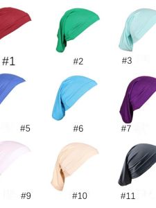 Warm Modal Base Layer Small Cap Tube Hat Scarf Moon Hat for Women Travel All Seasons Flat Top Knitted Hat Spring Autumn