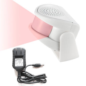 Kerui | KERUI PIR Motion Sensor Alarm with Power Supply Wireless Doorbell Welcome Chime 32 Songs for Home Security Burglar Alarm