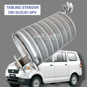 KNALPOT MOBIL APV TABUNG STANDAR ORI FOR SUZUKI APV.. SUDAH ADA PIPA SAMBUNG DEPAN