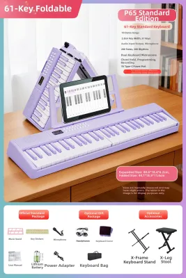 VOICEPAL | Foldable Entry-level Home-use 61 Keys Electric Piano