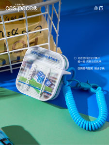 Original Design Convenience Store Style Airpods pro 1/2/3/4 Gen Wireless Bluetooth Earphone Case Protective Cover with Lanyard Unique Premium Feel