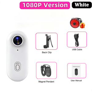 Camera Hành Động Mini Từ Tính WiFi 4K/1080P Camera Vlog Bỏ Túi Với Giá Đỡ Dành Cho Mũ Bảo Hiểm Xe Máy Xe Đạp Ghi Hình Thể Thao