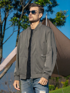Enjeolon | Spring New Mens Baseball Collar Jacket Casual