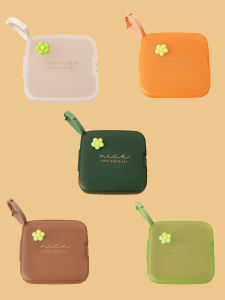 กล่องเก็บหน้ากากอนามัยพกพาสำหรับนักเรียน กล่องป้องกันฝุ่น กระเป๋าเก็บ กล่องใส่หน้ากากสำหรับเด็กและนักเรียน กล่องใส่หน้ากากแบบพกพา