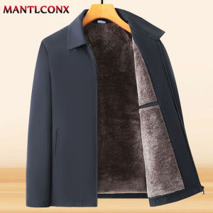 Thick Fleece Jacket Men Windproof Mens Winter Coat Blazer Autumn Winter Warm Mens Jacket Windbreak Casual Business Coat L-3XL
