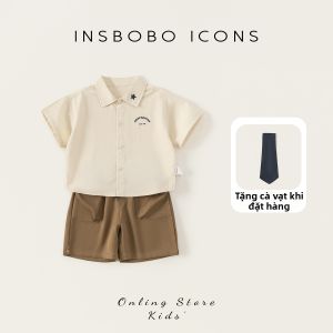 insbobo | Bộ Đồ Học Sinh Thời Trang Mùa Hè Cho Bé Trai