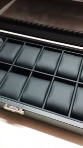 High-Grade 12 Grid Slots Jewelry organizer Watches Box Display Storage Box Case Jewelry Case Organizer