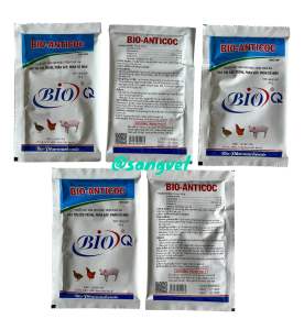 Bio Anticoc 30g - Cầu Trùng Phân Sáp Phân Có Máu Xù Lông Cho Heo Thỏ Gà Vịt Chim Cút 30G