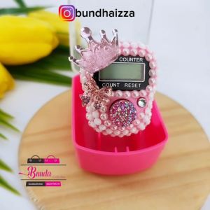Tasbih digital hias swarovski mewah mini aesthetic souvenir tasbih digital alat dzikir blink blink oleh oleh haji dan umroh murah gratis ongkir