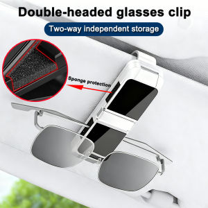 Compatible with Audi A1 A3 8P 2.11gal A4 A5 B6 B7 A6 A7 C5 C6 4F Q3 Q5 Q7 Q8 TT S3 S4 S6 RS car dual-purpose car sunglasses clip/sunglasses case premium car accessory
