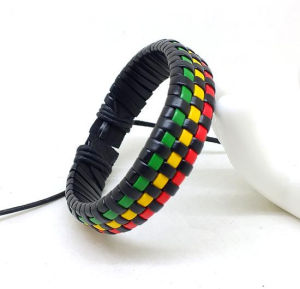 Thời Trang/ Phong Cách Retro Anh Dệt Kim Tay Da Vòng Đeo Tay Dây Dành Cho Nam Và Nữ Cặp Đôi Thời Trang Sành Điệu Phụ Kiện Tươi Ra Khỏi Sản Xuất