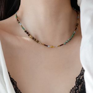 KUZH | Dây Chuyền Cổ Điển Sang Trọng Từ Lapis Lazuli Thiên Nhiên Bền Màu
