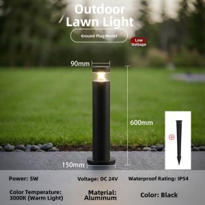 QIANQIU | Outdoor Waterproof Lawn Light