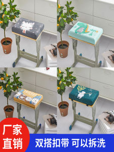 Thickened 5.5cm Memory Foam Seat Cushion Rectangular Bench Pad for Students in Classrooms Anti-Slip Soft Butt Pad Chair Pads