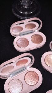 SHEGLAM Prismalight Baked Gelee Eyeshadow Duo Shimmer Giltter Eyeshadow Palette Eye Shadow Powder Makeup Cosmetics