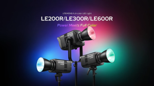 Godox Litemons LE300 Series 315W / 330W COB LED Studio Lights (Bi-Color / RGBW) Bowens Mount w/ 11/14 FX Modes NFC Pairing Bluetooth App DMX/RDM Control High CRI/TLCI for Photography Video Production & Livestreaming | LE300R / LE300BI | JG Superstore